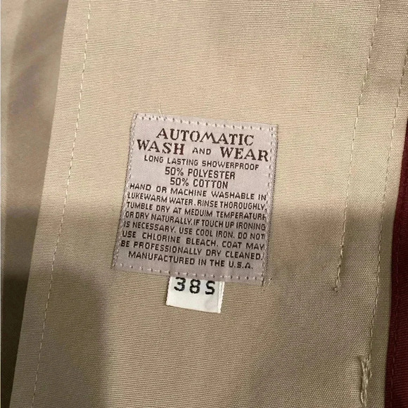 Vintage Men’s Hart Schaffer & Marx Overcoat Size 38S Removable Flannel Lining - Picture 3 of 6